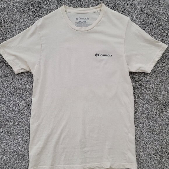 Ladies Columbia Cream Colored T-shirt Small - Picture 5 of 10